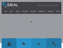 Tablet Screenshot of idealstamping.com